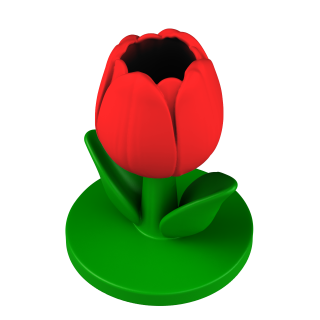 🌷 Tulipan zapachowy do treningu nosework (na puszki Nano+ i inne nośniki zapachu)