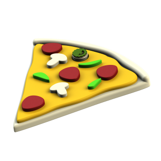 Pizza du Traqueur – morceau unique avec boîte Nano+