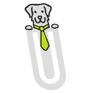 Zakładka do książek - Fluo Dog